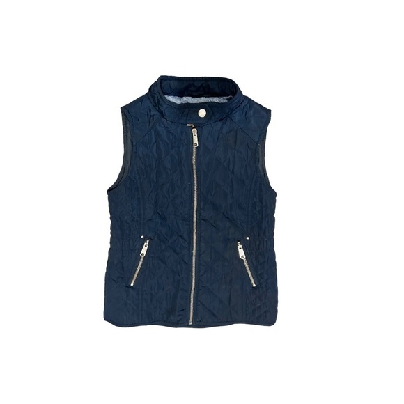 Zara Other - Zara Girls Vest Blue Zip Up Size 6